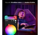 PHILIPS HUE White & Colour Ambiance Smart Lighting Starter Kit with Bridge - B22 thumbnail 6