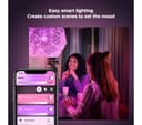 PHILIPS HUE White & Colour Ambiance Smart Lighting Starter Kit with Bridge - B22 thumbnail 7