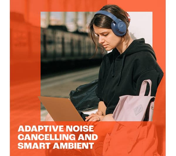 JBL Tune 770NC Headphones Blue - Image 3