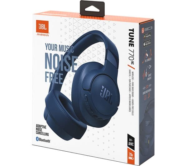 JBL Tune 770NC Headphones Blue - Image 9