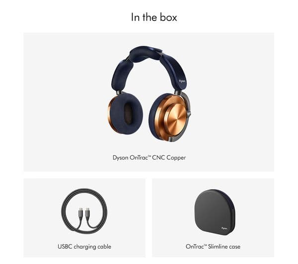 DYSON OnTrac™ Wireless Bluetooth Noise-Cancelling Headphones - Copper - Image 6