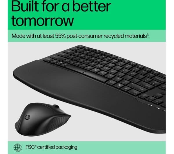 HP 680 Keyboard Mouse Set Black - Image 5