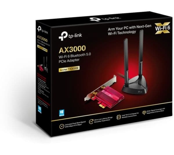 TP-LINK Archer TX3000E PCIe Wireless Card Black - Image 2
