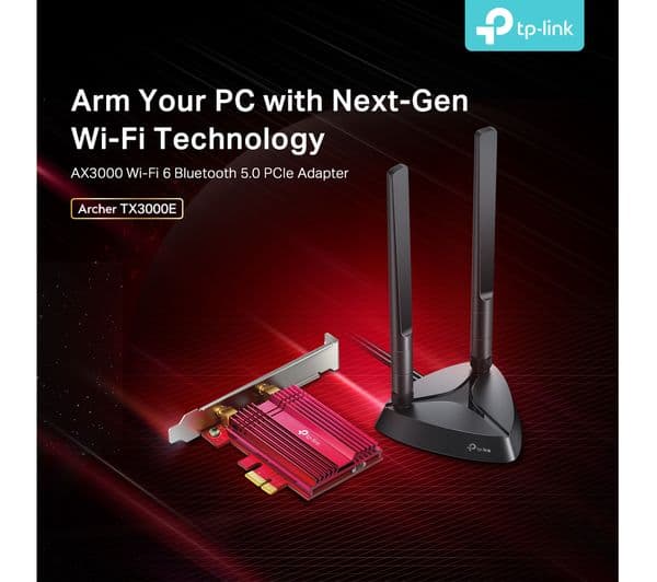 TP-LINK Archer TX3000E PCIe Wireless Card Black - Image 7