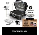 Ninja Woodfire Pro Connect XL OG901UK Outdoor Electric BBQ Grill & Smoker - Black & Blue thumbnail 5