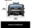 Ninja Woodfire Pro Connect XL OG901UK Outdoor Electric BBQ Grill & Smoker - Black & Blue thumbnail 8