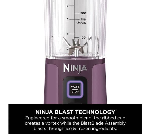 Ninja Blast BC151UKPR Cordless Blender - Passion Fruit - Image 5