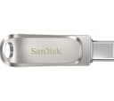 SANDISK Ultra USB Type-C & USB 3.2 Dual Memory Stick - 128 GB, Silver thumbnail 1