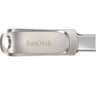 SANDISK Ultra USB Type-C & USB 3.2 Dual Memory Stick - 128 GB, Silver