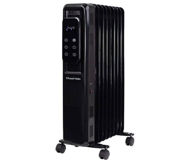RUSSELL HOBBS RHOFR2009B-D Portable Oil-Filled Radiator - Black - Image 1