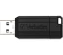 Verbatim PinStripe USB Flash Drive 8GB Black thumbnail 1