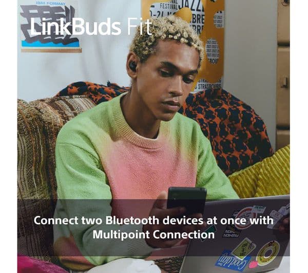 Sony LinkBuds Fit White - Image 8