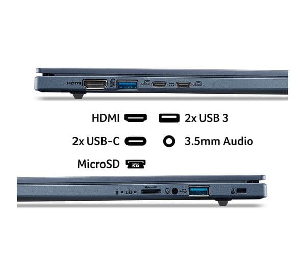 Acer Aspire 14 AI 14" Laptop, Copilot+ PC - Snapdragon X, 512 GB SSD, Blue - Image 8