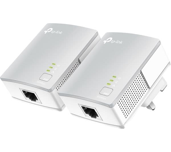 TP-LINK TL-PA4010 Powerline Adapter Kit - AV600, Twin Pack - Image 1