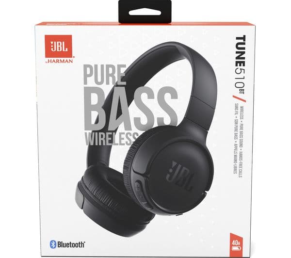JBL Tune 510BT Wireless Bluetooth Headphones - Black - Image 8