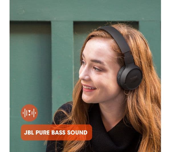 JBL Tune 510BT Wireless Bluetooth Headphones - Black - Image 2