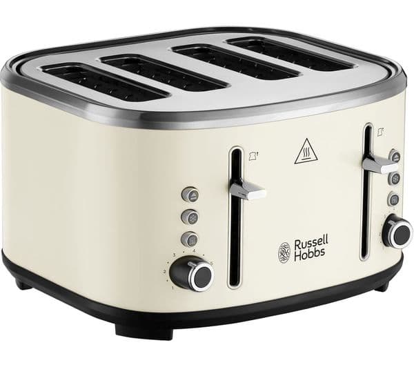 RUSSELL HOBBS Stylevia 26291 4-Slice Toaster - Cream - Image 1