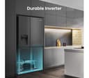 HISENSE PureFlat Infinite RS818N4TFE American-Style Smart Fridge Freezer - Black Stainless Steel thumbnail 3
