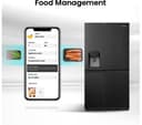 HISENSE PureFlat Infinite RS818N4TFE American-Style Smart Fridge Freezer - Black Stainless Steel thumbnail 4