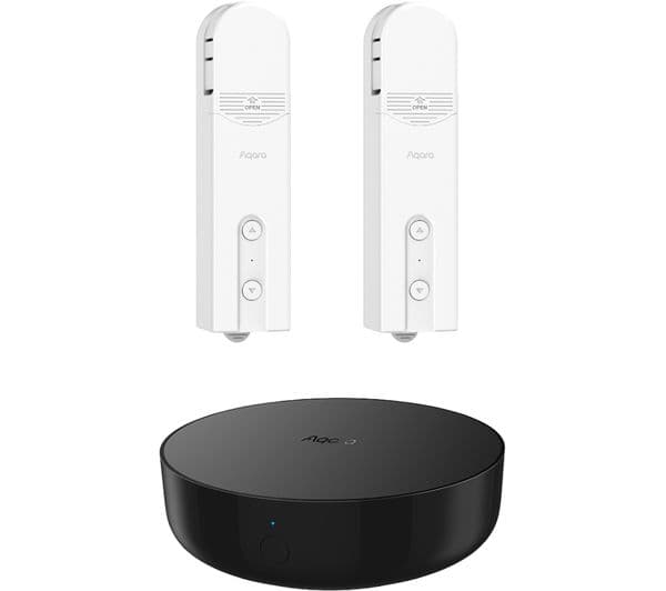 AQARA Roller Shade Driver E1 Starter Kit with Aqara Smart Hub M2 - Twin Pack - Image 1