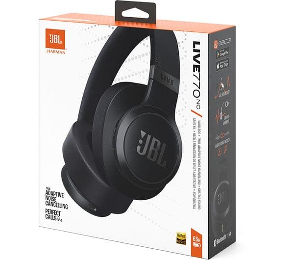 JBL Live 770NC Headphones Black - Image 9