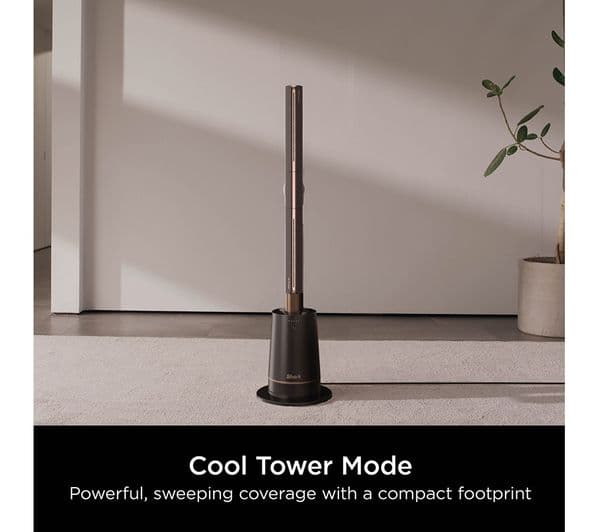 SHARK TF200SUK TurboBlade High-Speed Multi-Directional Tower Fan - Charcoal - Image 9
