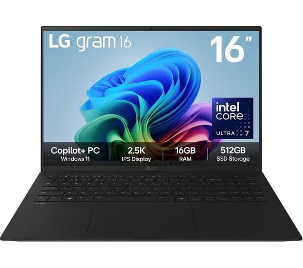 LG gram 16 16Z90TL-G.AU75A1 Intel Core Ultra 7 512GB Black - Image 1