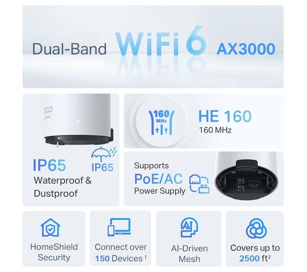 TP-LINK Deco X50-Outdoor Whole Home WiFi System - Single Unit - Image 10