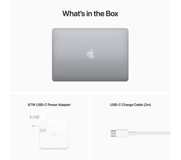 APPLE MacBook Pro 13.3" (2022) - M2, 512 GB SSD, Space Grey - Image 9