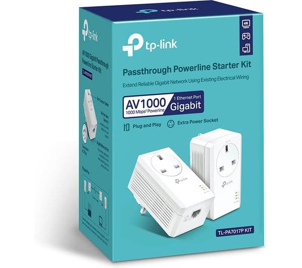 TP-Link TL-PA7017P KIT V4 Powerline Adapter Kit - Image 2