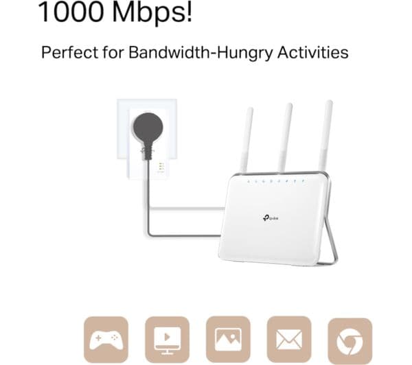 TP-Link TL-PA7017P KIT V4 Powerline Adapter Kit - Image 5