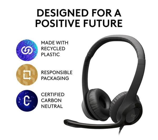 LOGITECH H390 Headset - Graphite - Image 9