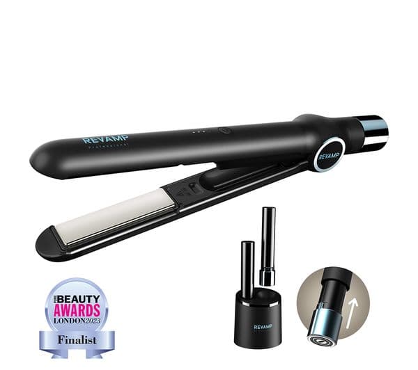 REVAMP iGen Cordless Ceramic Hair Straightener - Black - Image 5
