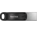 SANDISK iXpand USB 3.0 & Lightning Dual Memory Stick - 128 GB, Black thumbnail 1