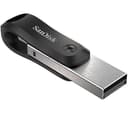 SANDISK iXpand USB 3.0 & Lightning Dual Memory Stick - 128 GB, Black thumbnail 2