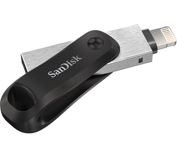 SANDISK iXpand USB 3.0 & Lightning Dual Memory Stick - 128 GB, Black - Image 3