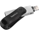 SANDISK iXpand USB 3.0 & Lightning Dual Memory Stick - 128 GB, Black thumbnail 3