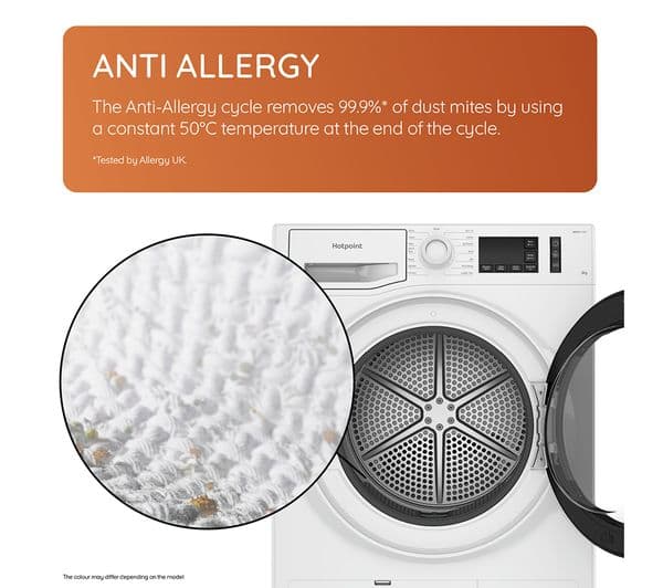 HOTPOINT ActiveCare NT M11 82 UK 8 kg Heat Pump Tumble Dryer - White - Image 8