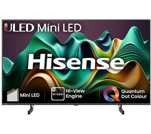 HISENSE 55U6NQTUK 55" Smart 4K Ultra HD HDR Mini LED TV with Amazon Alexa - Image 1