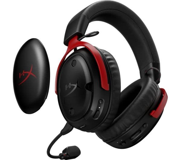 HYPERX Cloud III S Wireless Headphones Black & Red - Image 2