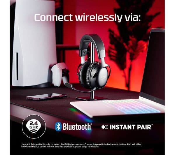 HYPERX Cloud III S Wireless Headphones Black & Red - Image 5