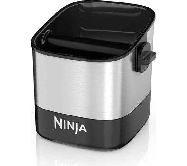 Ninja Luxe Café XSKKNCKBXEUK Knock Box - Silver & Black - Image 1