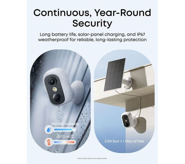 EUFY SoloCam C35 Smart WiFi Camera White - Image 8