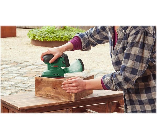 BOSCH EasySander 18V-8 Cordless Multi-Sander - Green & Black - Image 5