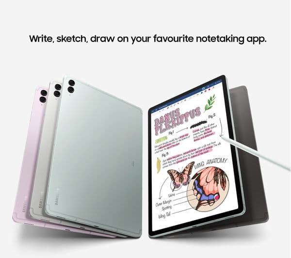 SAMSUNG Galaxy Tab S9 FE 10.9" 5G Tablet - 128 GB, Grey - Image 5