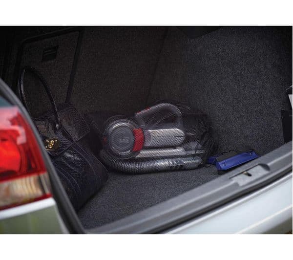 BLACK + DECKER DustBuster Pivot Auto PV1200AV-XJ Handheld Vacuum Cleaner - Red & Grey - Image 8