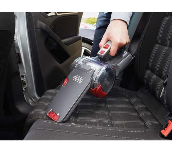 BLACK + DECKER DustBuster Pivot Auto PV1200AV-XJ Handheld Vacuum Cleaner - Red & Grey - Image 10