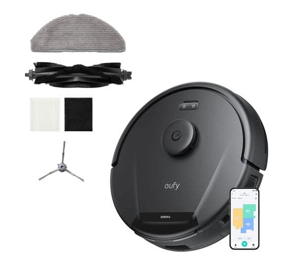 EUFY RoboVac L60 Hybrid Robot Vacuum Cleaner - Black - Image 1