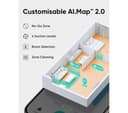 EUFY RoboVac L60 Hybrid Robot Vacuum Cleaner - Black thumbnail 2