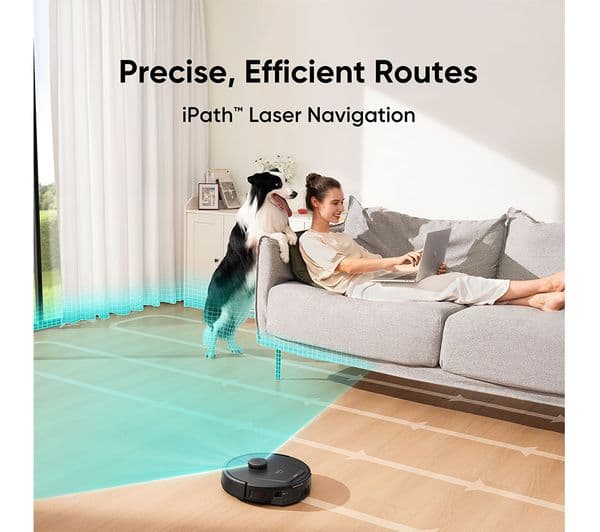 EUFY RoboVac L60 Hybrid Robot Vacuum Cleaner - Black - Image 9